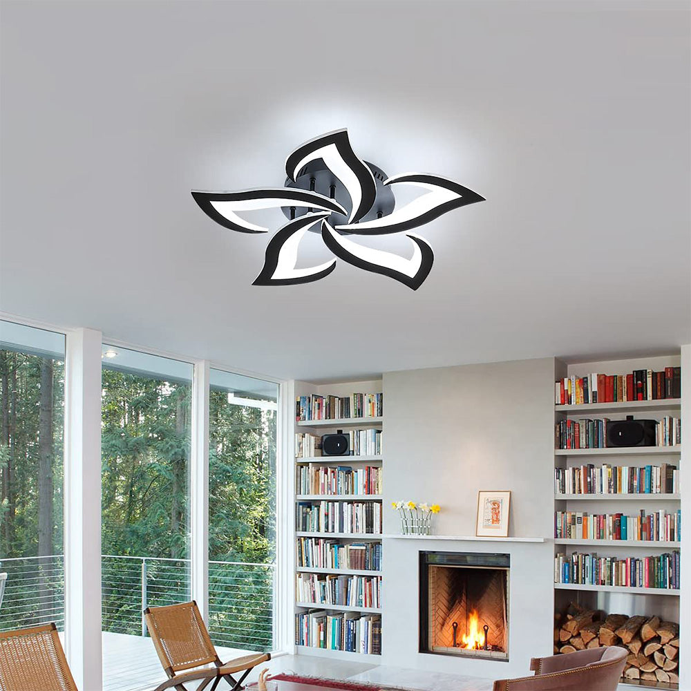 Petralis – Contemporary Flower-Shaped LED Ceiling Light Crafted from Iron