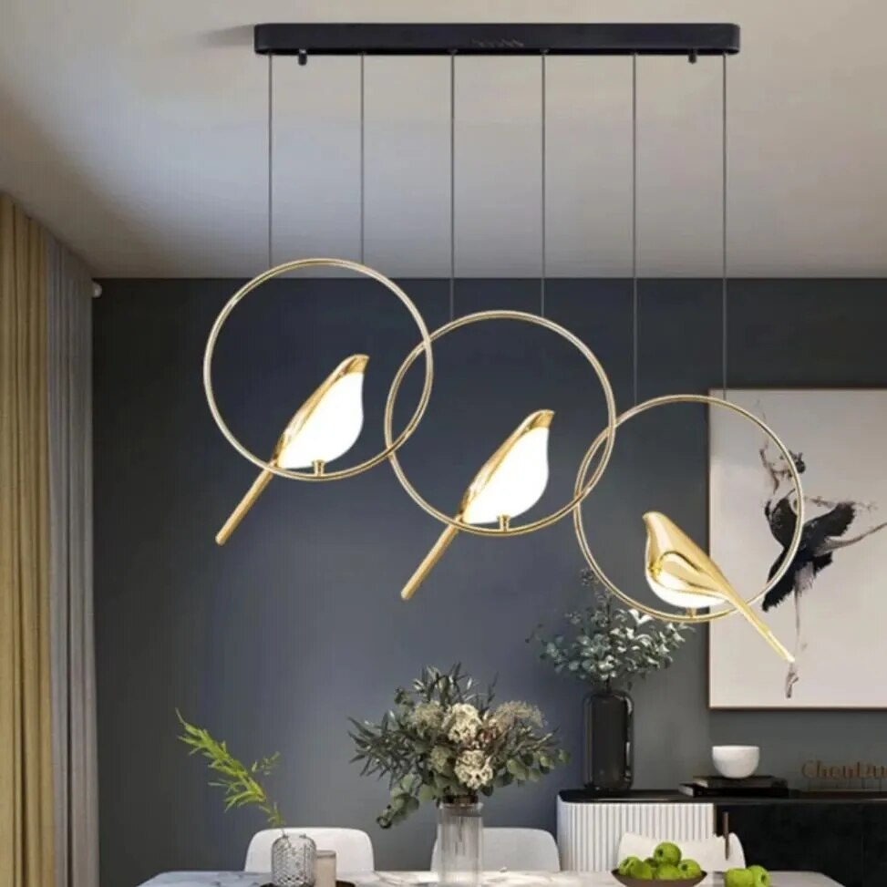 LUMINA – Dimmable Celestial Bird Chandelier