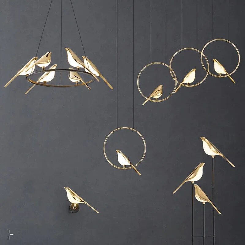 LUMINA – Dimmable Celestial Bird Chandelier
