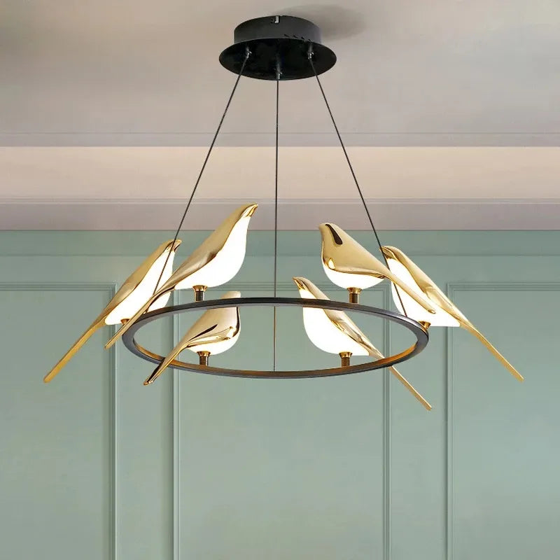 LUMINA – Dimmable Celestial Bird Chandelier