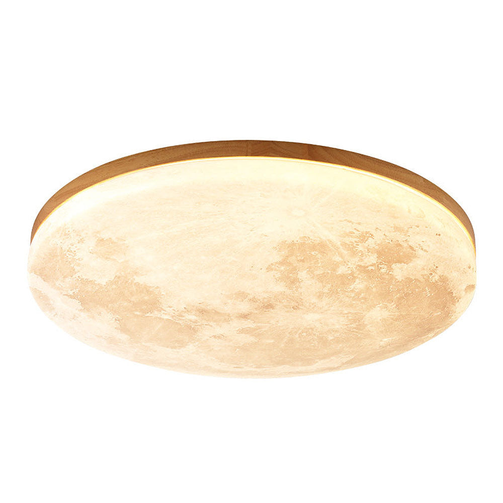 Selvona - LED Ceiling Light with Art Deco Moon Design