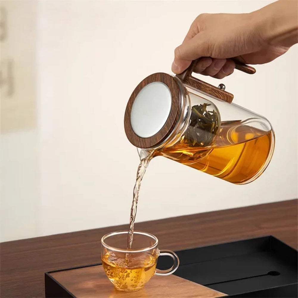 Clarity Glass Teapot with Built-In Infuser