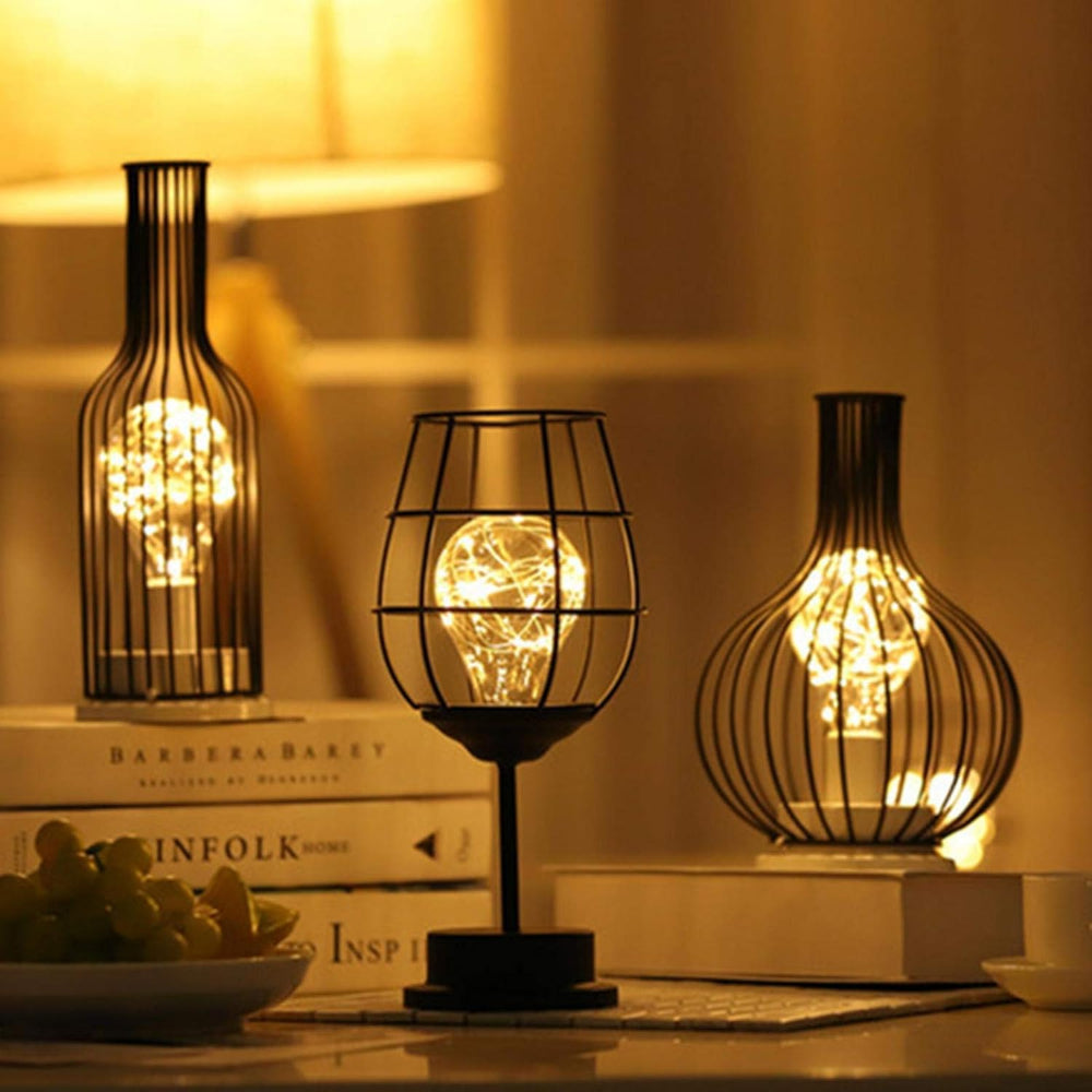 Velmira - Vintage-Inspired LED Table Lamp