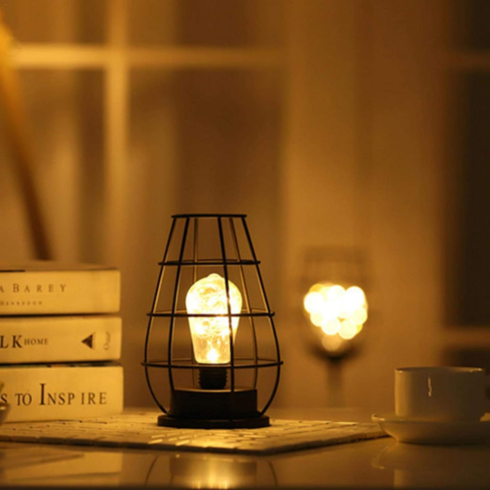 Velmira - Vintage-Inspired LED Table Lamp